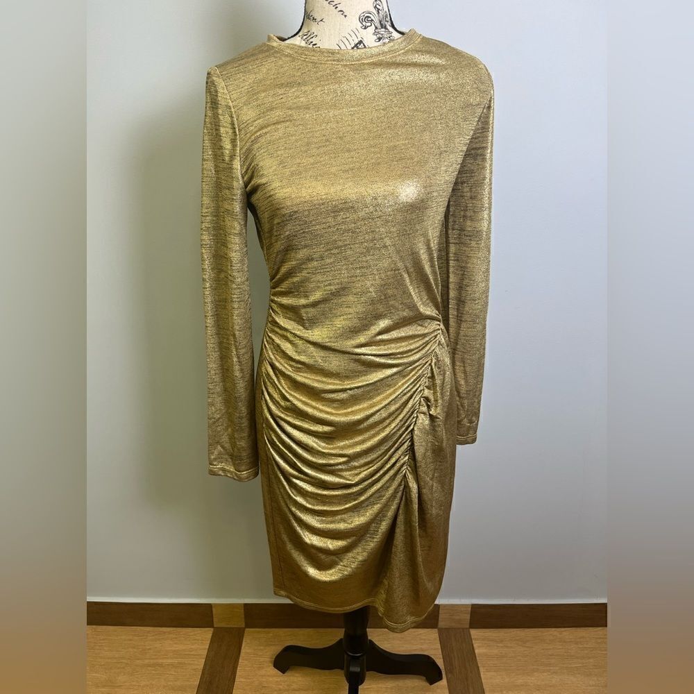 Lauren Ralph Lauren gold dress nwt size 4